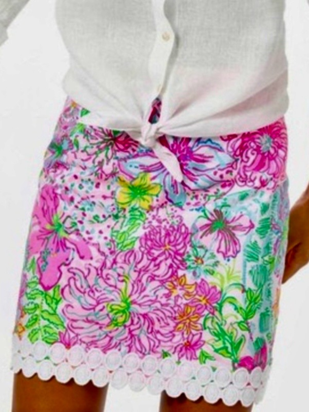 Lilly Pulitzer Izzy Skirt Multi Paradise Found